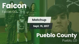 Matchup: Falcon  F vs. Pueblo County  2017