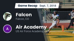 Recap: Falcon   vs. Air Academy  2018