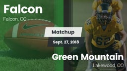 Matchup: Falcon  F vs. Green Mountain  2018