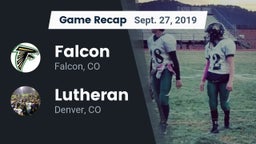 Recap: Falcon   vs. Lutheran  2019