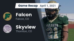 Recap: Falcon   vs. Skyview  2021