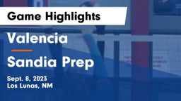 Valencia  vs Sandia Prep Game Highlights - Sept. 8, 2023