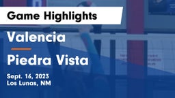 Valencia  vs Piedra Vista  Game Highlights - Sept. 16, 2023