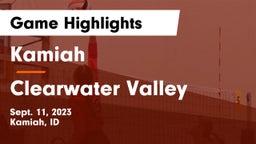 Kamiah  vs Clearwater Valley Game Highlights - Sept. 11, 2023