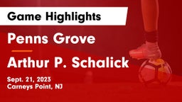 Penns Grove  vs Arthur P. Schalick  Game Highlights - Sept. 21, 2023