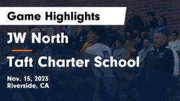 JW North  vs Taft Charter School Game Highlights - Nov. 15, 2023