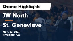 JW North  vs St. Genevieve  Game Highlights - Nov. 18, 2023