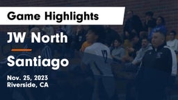 JW North  vs Santiago  Game Highlights - Nov. 25, 2023