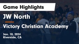 JW North  vs Victory Christian Academy Game Highlights - Jan. 10, 2024
