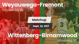 Matchup: Weyauwega-Fremont vs. Wittenberg-Birnamwood  2017