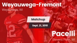 Matchup: Weyauwega-Fremont vs. Pacelli  2018