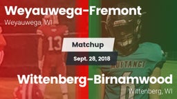 Matchup: Weyauwega-Fremont vs. Wittenberg-Birnamwood  2018