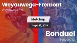 Matchup: Weyauwega-Fremont vs. Bonduel  2019