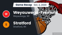 Recap: Weyauwega-Fremont  vs. Stratford  2020
