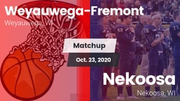 Matchup: Weyauwega-Fremont vs. Nekoosa  2020