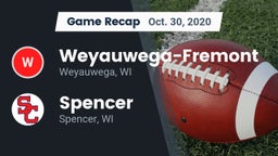 Recap: Weyauwega-Fremont  vs. Spencer  2020