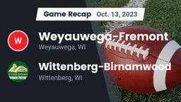 Recap: Weyauwega-Fremont  vs. Wittenberg-Birnamwood  2023