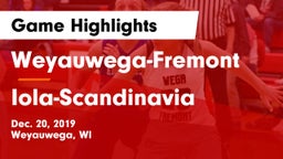 Weyauwega-Fremont  vs Iola-Scandinavia  Game Highlights - Dec. 20, 2019