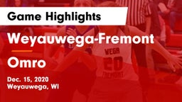 Weyauwega-Fremont  vs Omro  Game Highlights - Dec. 15, 2020