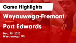 Weyauwega-Fremont  vs Port Edwards  Game Highlights - Dec. 29, 2020