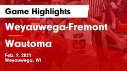 Weyauwega-Fremont  vs Wautoma  Game Highlights - Feb. 9, 2021