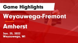 Weyauwega-Fremont  vs Amherst  Game Highlights - Jan. 25, 2022