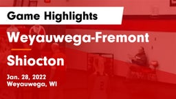 Weyauwega-Fremont  vs Shiocton  Game Highlights - Jan. 28, 2022