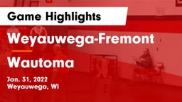 Weyauwega-Fremont  vs Wautoma  Game Highlights - Jan. 31, 2022