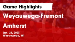 Weyauwega-Fremont  vs Amherst  Game Highlights - Jan. 24, 2023