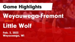 Weyauwega-Fremont  vs Little Wolf  Game Highlights - Feb. 3, 2023