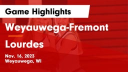 Weyauwega-Fremont  vs Lourdes  Game Highlights - Nov. 16, 2023