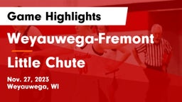 Weyauwega-Fremont  vs Little Chute  Game Highlights - Nov. 27, 2023
