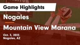 Nogales  vs Mountain View Marana Game Highlights - Oct. 3, 2023