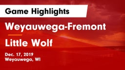 Weyauwega-Fremont  vs Little Wolf  Game Highlights - Dec. 17, 2019
