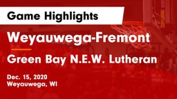 Weyauwega-Fremont  vs Green Bay N.E.W. Lutheran Game Highlights - Dec. 15, 2020
