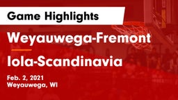 Weyauwega-Fremont  vs Iola-Scandinavia  Game Highlights - Feb. 2, 2021