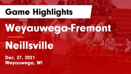 Weyauwega-Fremont  vs Neillsville  Game Highlights - Dec. 27, 2021
