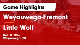 Weyauwega-Fremont  vs Little Wolf  Game Highlights - Dec. 8, 2023