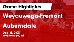 Weyauwega-Fremont  vs Auburndale  Game Highlights - Dec. 28, 2023