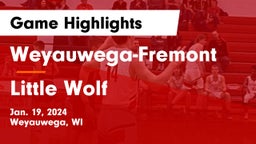 Weyauwega-Fremont  vs Little Wolf  Game Highlights - Jan. 19, 2024