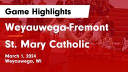 Weyauwega-Fremont  vs St. Mary Catholic  Game Highlights - March 1, 2024