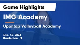 IMG Academy vs Upontop Volleyball Academy Game Highlights - Jan. 13, 2024