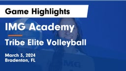IMG Academy vs Tribe Elite Volleyball Game Highlights - March 3, 2024