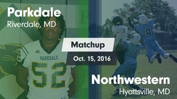 Matchup: Parkdale  vs. Northwestern  2016