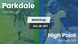Matchup: Parkdale  vs. High Point  2017