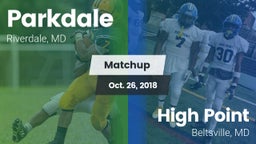Matchup: Parkdale  vs. High Point  2018