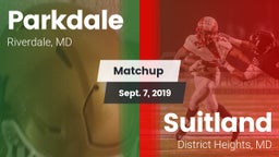 Matchup: Parkdale  vs. Suitland  2019