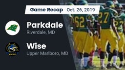 Recap: Parkdale  vs. Wise  2019