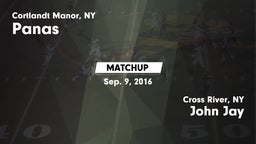 Matchup: Panas  vs. John Jay  2016