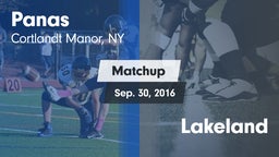 Matchup: Panas  vs. Lakeland 2016